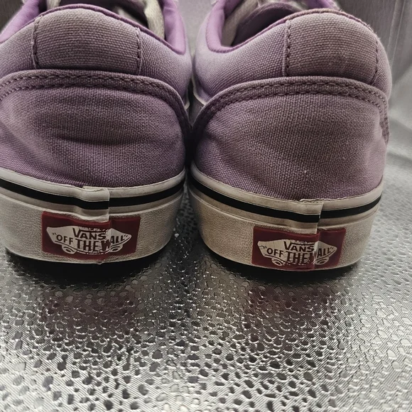 Vans Old Skool Sneakers Women’s 6.5 Purple Canvas Low Top Skate Shoes - Picture 2 of 5